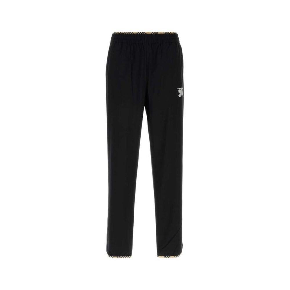 Burberry Men Black Stretch Nylon Joggers